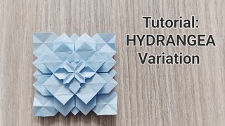 How To Fold A Hydrangea Variation Tessellation | DIY | Origami | Papercraft | Shuzo Fujimoto