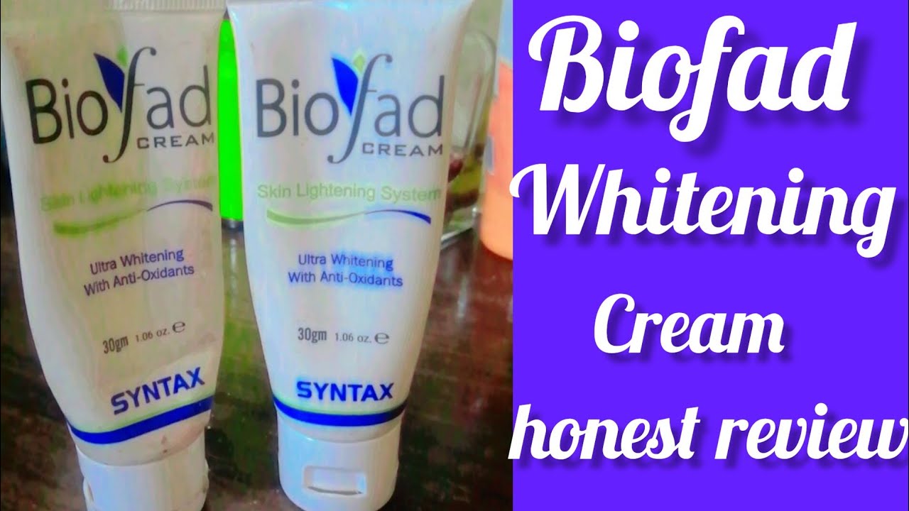 Skin Lightening System|BIOFAD Cream Review|Ultra Whitening - Anti ...