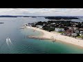 Sandbanks Poole Dorset 4K Drone Footage