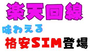 楽天モバイルとは一味違う『純正楽天回線』を味わえる格安SIMがロケットモバイルで登場‼️事務手数料0円キャンペーン/2024年12月25日まで