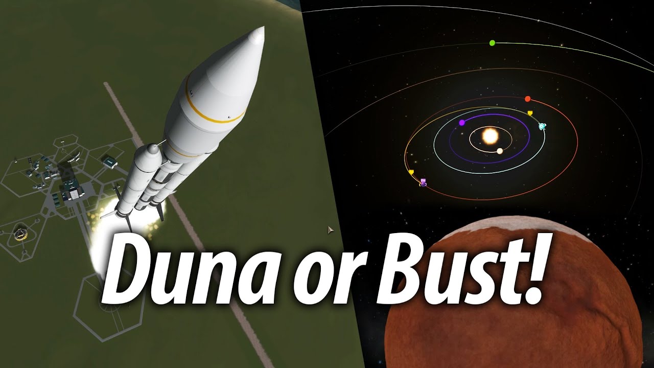 Getting To Duna - Probe Mission (Beginner Tutorial: 12) Kerbal Space ...