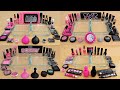 Pink vs Black  - Mixing Makeup and Eyeshadow into Satisfying Slime ASMR - My BEST Slime Collection