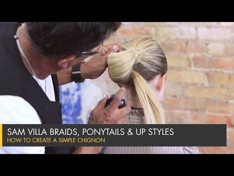 How To Create a Simple Chignon How To Create a Simple Chignon
