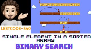 Single Element in a Sorted Array | Amazon | Microsoft | Leetcode 540