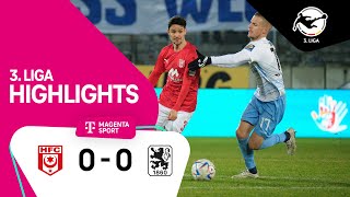 Hallescher FC - TSV 1860 München | Highlights 3. Liga 22/23