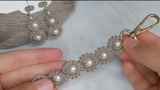 super beautiful Crochet tutorial for beginners/Amazing crochet earrings