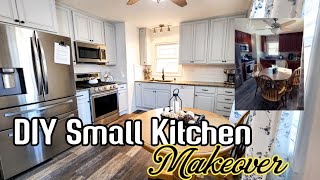 DIY SMALL KITCHEN MAKEOVER ON A BUDGET