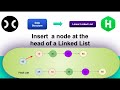 Insert a node at the head of a linked list [HackerRank] | Data Structure | LinkedList | Interview