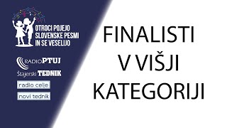 Otroci pojejo 2024 - finalisti, višja kategorija