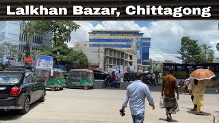 4k Walking Tour Around Lalkhan Bazar, Wasa Square, Chittagong ( Bangladesh )