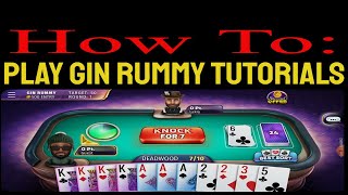 How to play gin rummy tutorial - grand gin rummy - tutorial 01 (w/quick game play) with phenix jira
