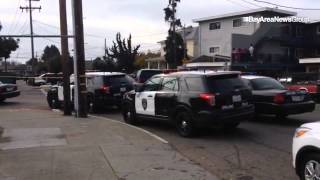 VIDEO: Double shooting, one fatality so far on 105th Ave near Eades in East #oakland. @oaklandpolice