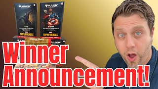 Marvel Collector Box & Commander Decks Giveaway Winner Announced!