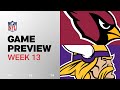 Arizona Cardinals vs. Minnesota Vikings | 2024 Week 13 Game Preview