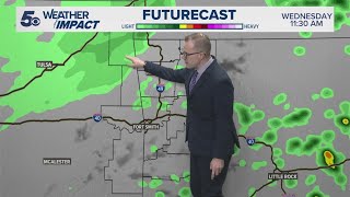 Latest Weather | Scattered showers possible tonight