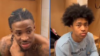 Ja Morant and Jaylen Wells Speak After The Loss to the Houston Rockets!!