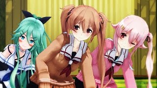 【MMD艦これ】白露型３人で疑心暗鬼　カメラ配布　【2K】