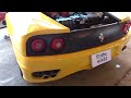 エンスーの杜　フェラーリ360シューマッハバージョン　ferrari 360　schumacher