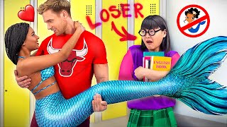 When You Are the Only Mermaid in College! / Spy Hacks and Tricks!