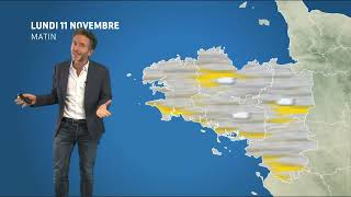 Bulletin météo pour le lundi 11 novembre 2024