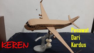 Pesawat Lion Air Terbuat Nya Dari Kardus Bekas | Kerajinan Tangan