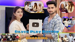 Silver play button unboxing 💎.     #shoroomkhan @SameerKhan-nz4vx  #youtubechannel