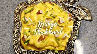 Mango Shrikhand Recipe | Amrakhand Recipe | Veena's Kitchen