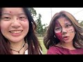 fun volunteer weekend vlog🌼 pizza date face painting doggy pollinator party chaotic foods etc