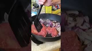 Quick Ground Beef Spinach Casserole Recipe Tutorial #Shorts