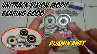 MODIF BOSH CONROD VIXION Pakai Bearing 6000 || Unitrack vixion