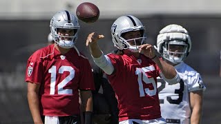Raiders embrace learning process as competition ramps up at minicamp