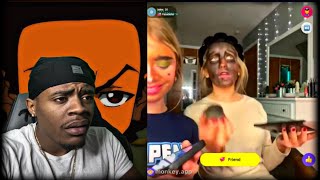 Larry Reacting to Stackswopo Trolling Monkey App Part 3