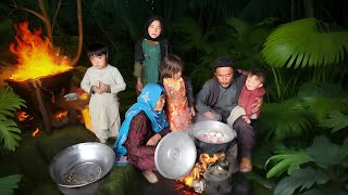 Daily Routine of Afghanistan Village Life: Families Surviving \u0026 Cooking