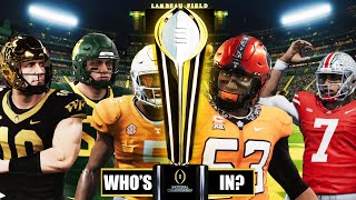 Who's In? The CFB Playoff Selection Show NCAA 23 Dynasty! College Football Revamped Playoffs NCAA 14