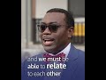 [Dr. Akinwumi Adesina] What do you think is the most important when working together?