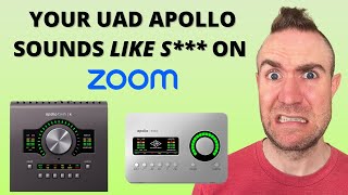 How to fix your terrible sounding UAD Apollo on Zoom calls