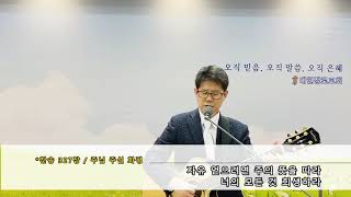 혼자라도 부르는 찬송_주님 주실 화평