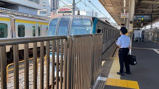 東京メトロ東西線・中央緩行線 三鷹行き 中野駅 着発1