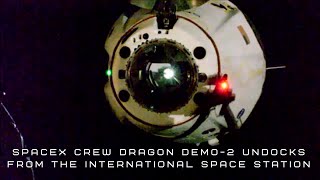 SpaceX Crew Dragon Endeavour Undocks from the International Space Station - Bob and Doug Returns