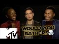 Star Wars: The Force Awakens Cast Play Would You Rather? Star Wars Edition! | MTV Movies