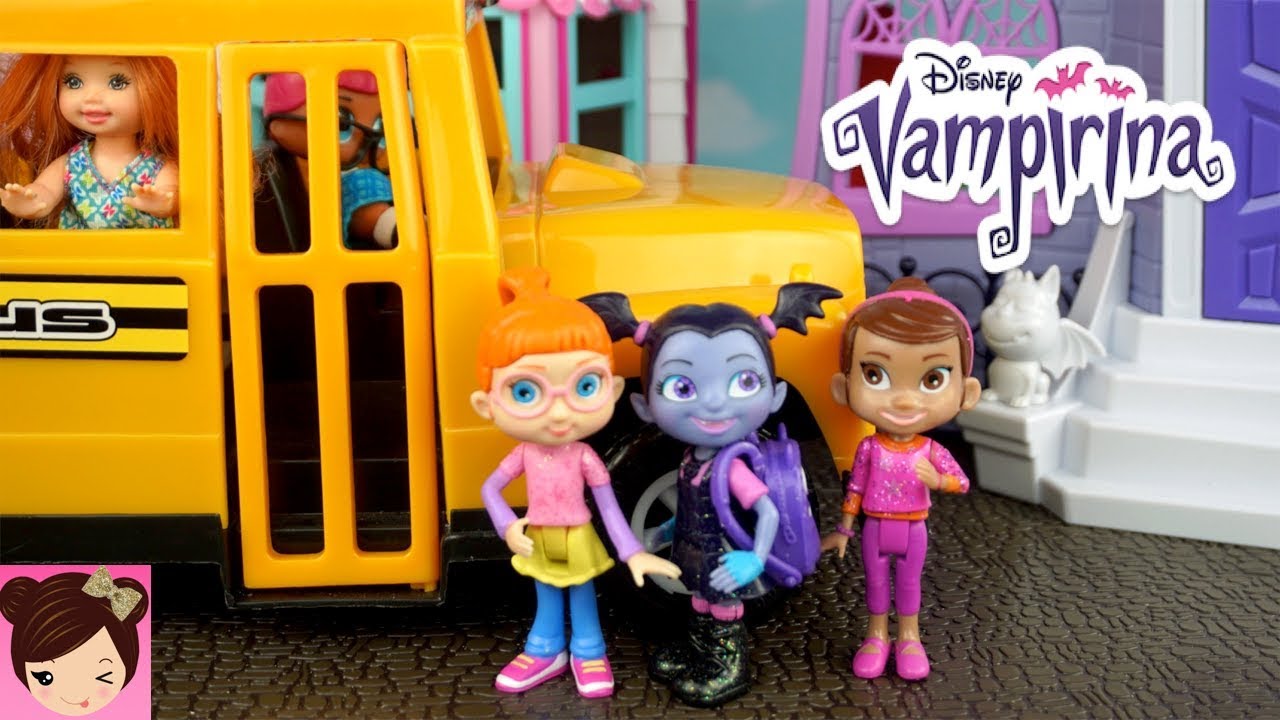 Vampirina Bedroom School Morning Routine Elsa & Anna Toddlers - Scare B ...