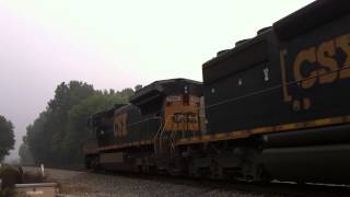 CSX with SD40-3 and Genset 1302!