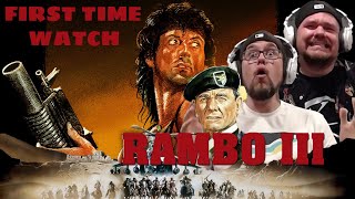 RAMBO III (1988) MOVIE REACTION | First Time Watch | Two Brothers that Love the 80's Watch!!!!!