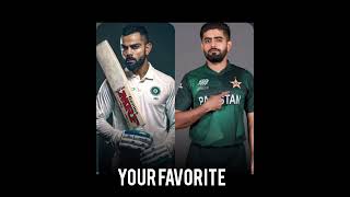 Virat Kohli vs babar Azam top batsman in odi | your favorite player