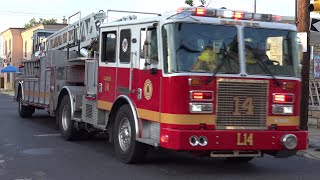 Philadelphia Fire Department Ladder 14 Responding