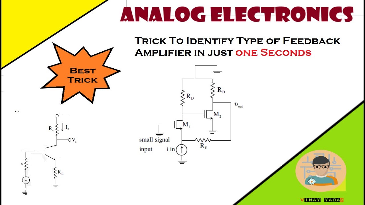 Trick To Identify Type Of A Feedback Amplifier | Type Of Feedback ...