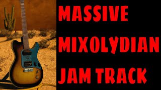 Massive Mixolydian Jam Rock | Guitar Backing Track in G