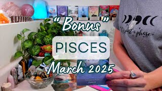 PISCES BONUS March 2025: Don't Waiver In The Presence Of Fire ~ Financial Success Ahead!