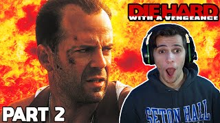Die Hard: With a Vengeance (1995) Movie REACTION!!! - Part 2 - (FIRST TIME WATCHING)