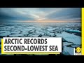 Arctic sea ice melts to second lowest level on record